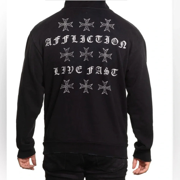 Affliction Limited Addition Free Mind Hoodie - Picture 3 of 5
